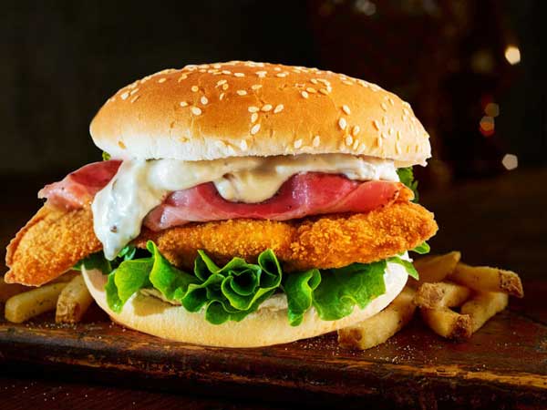 Serres Delivery Mamma`s Pizza Chicken Mushroom Burger